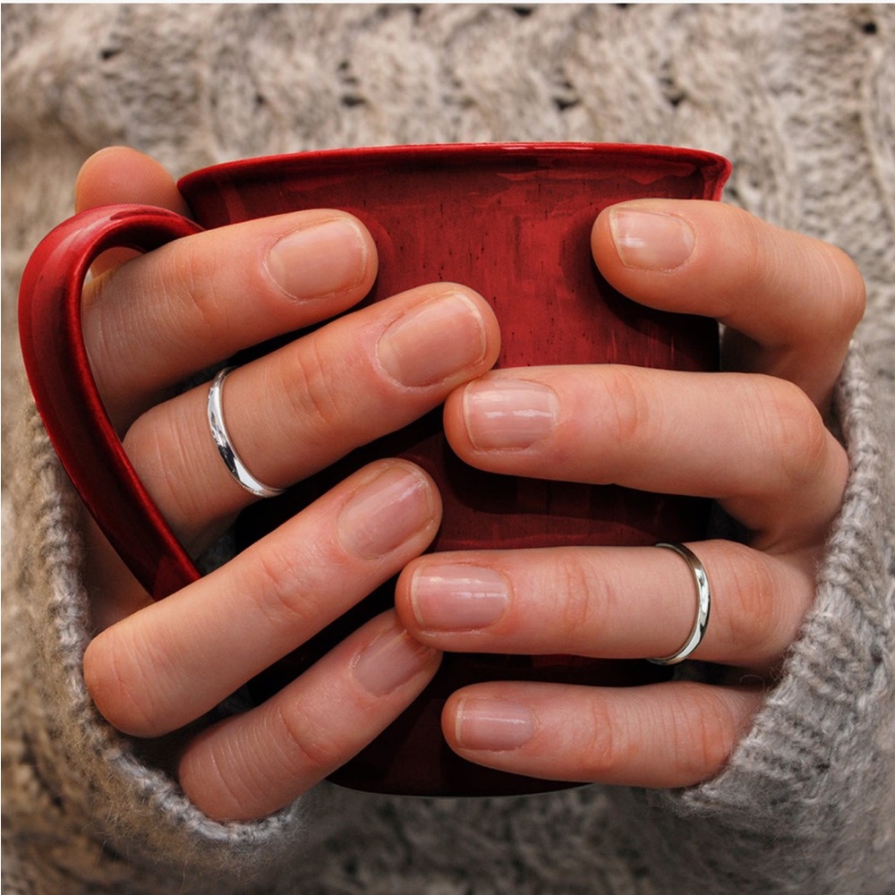Bling Jewelry Sterling Silver Thin Stackable Band